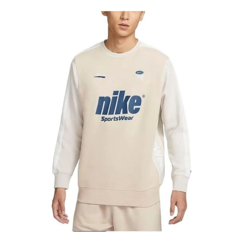 Nike Sportswear Club Crew Neck Sweatshirt 'Beige' HQ4949-126 - 1
