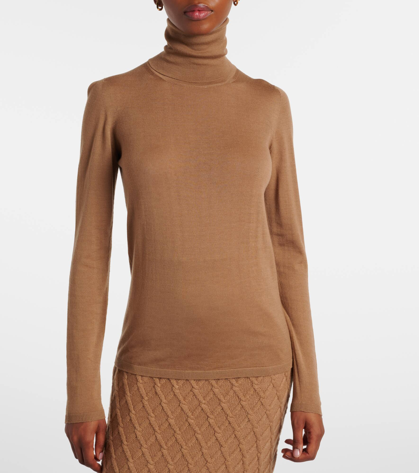 Saluto virgin wool turtleneck sweater - 6