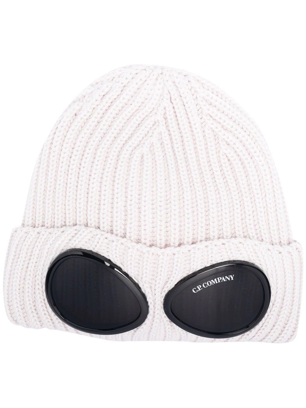 Goggle ribbed-knit beanie - 1