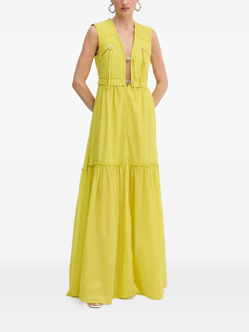 tiered maxi dress - 2