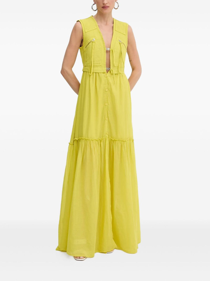 PINKO tiered maxi dress outlook