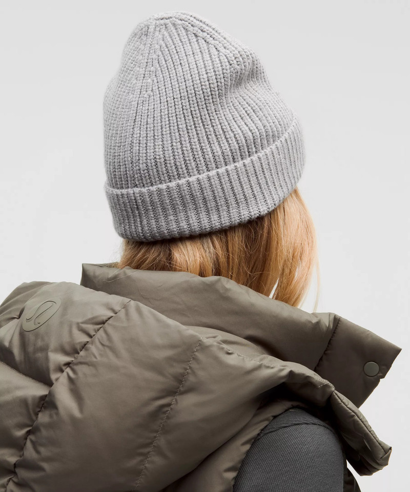 Close-Fit Wool-Blend Ribbed Knit Beanie 3