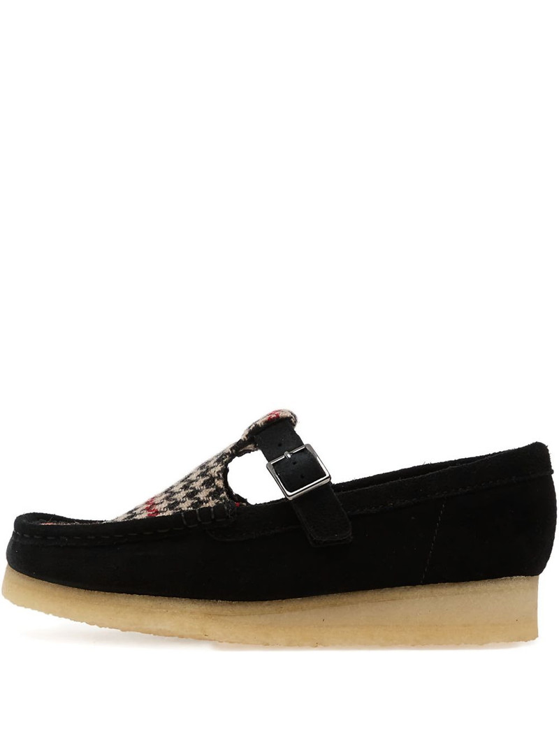 T-Bar Houndstooth Wallabee Trainers 1