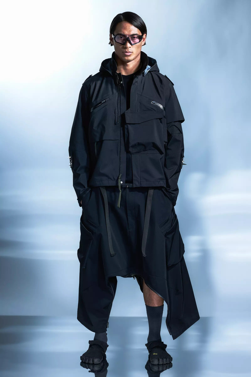 ACRONYM SK30-DS Convert Cargo Skirt BLACK | REVERSIBLE