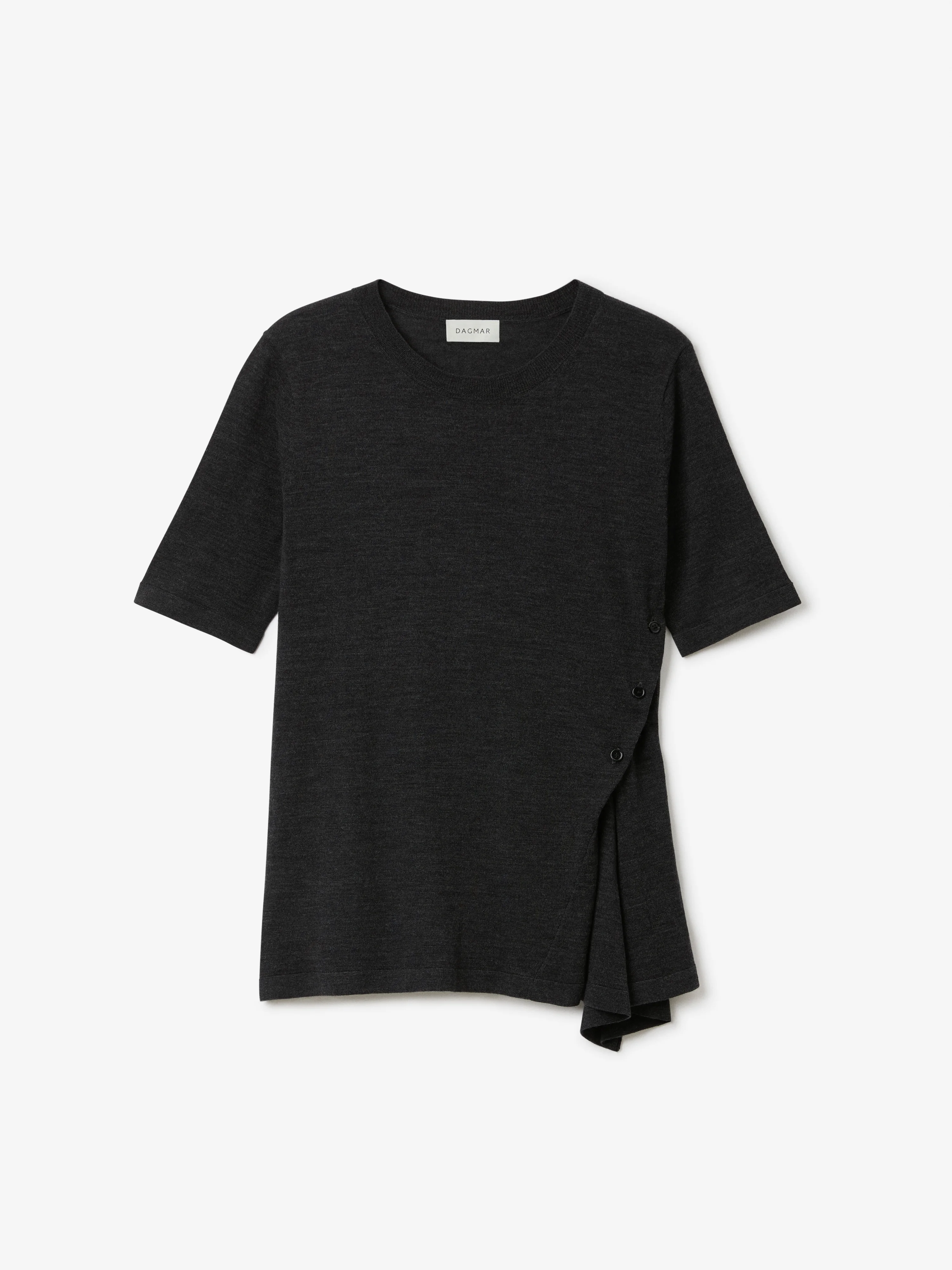 Asymmetric Knit Top - 1