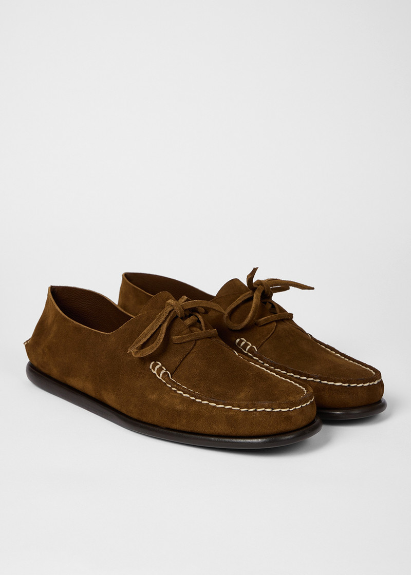 Dark Brown Suede 'Truro' Shoes 3