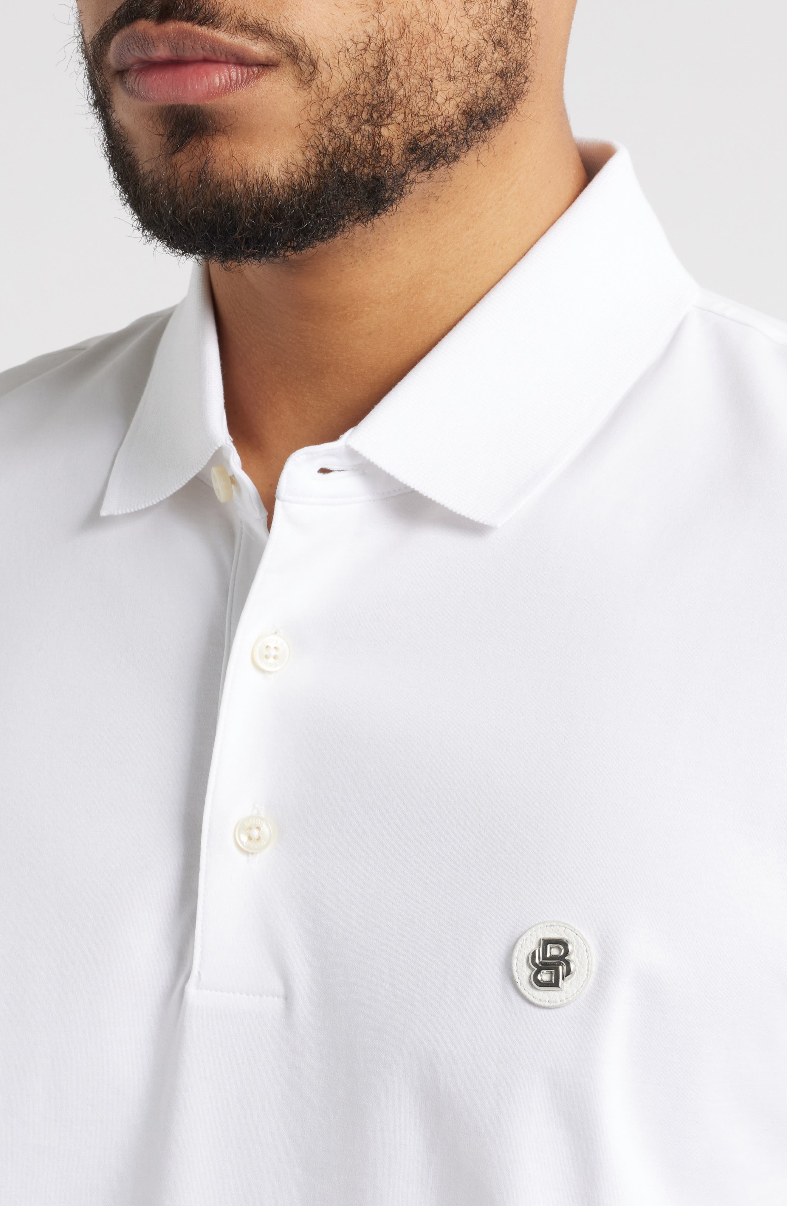 BOSS C-Parris Polo in White at Nordstrom - 4