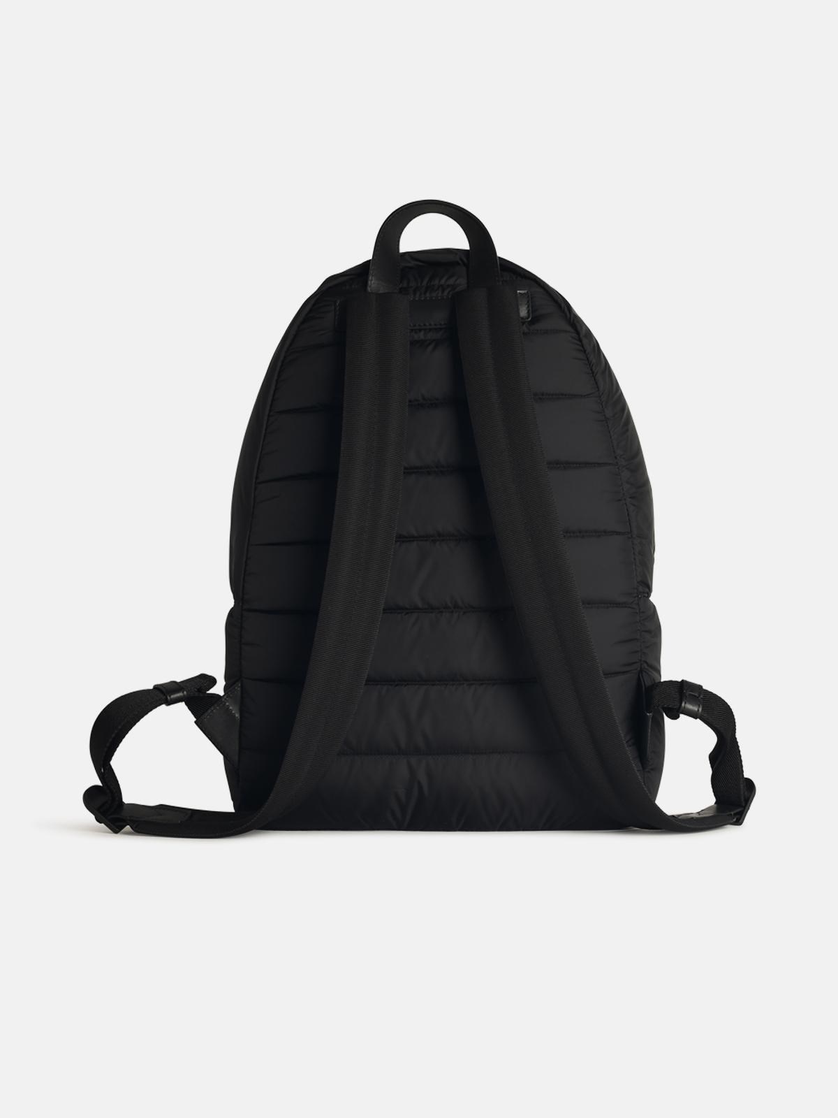 'PIERRICK' BLACK NYLON BACKPACK - 3