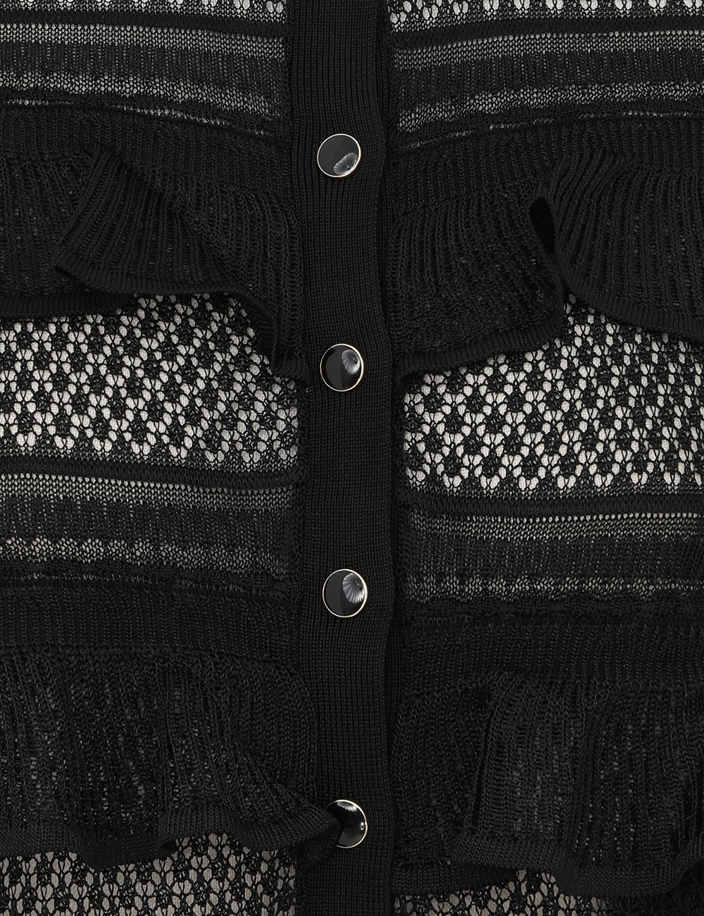 ILLUMINATE LACE FRILL CARDIGAN - 6