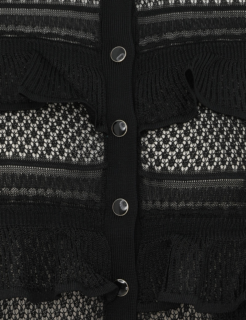 ILLUMINATE LACE FRILL CARDIGAN 6