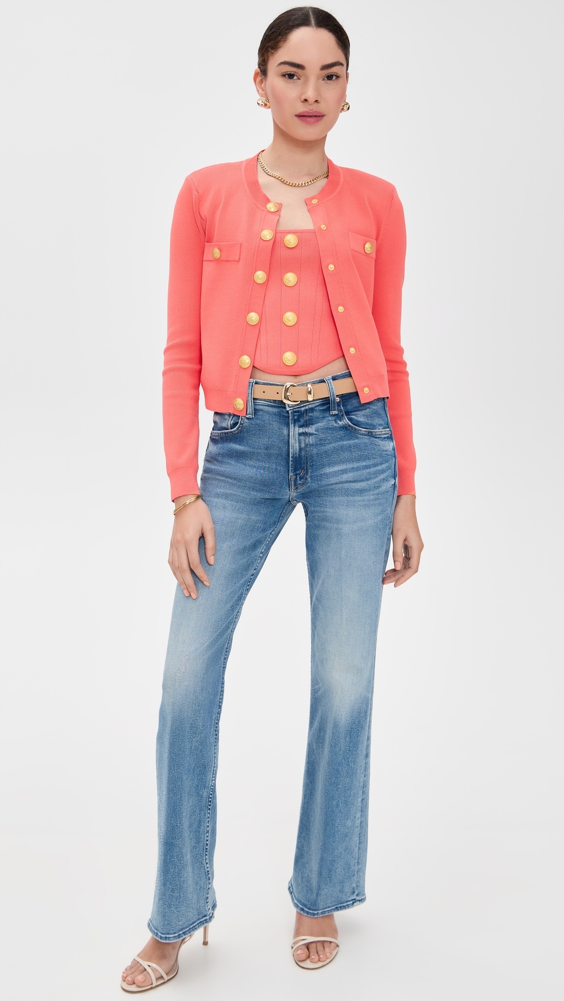 Saga Square Neck Knit Corset - 4