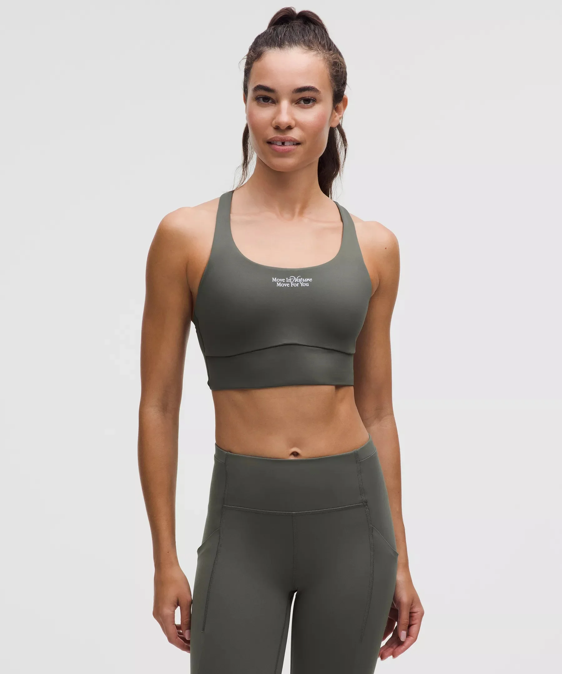 lululemon Energy Longline Bra Medium Support, B–D Cups Evolve *Move in Nature - 1