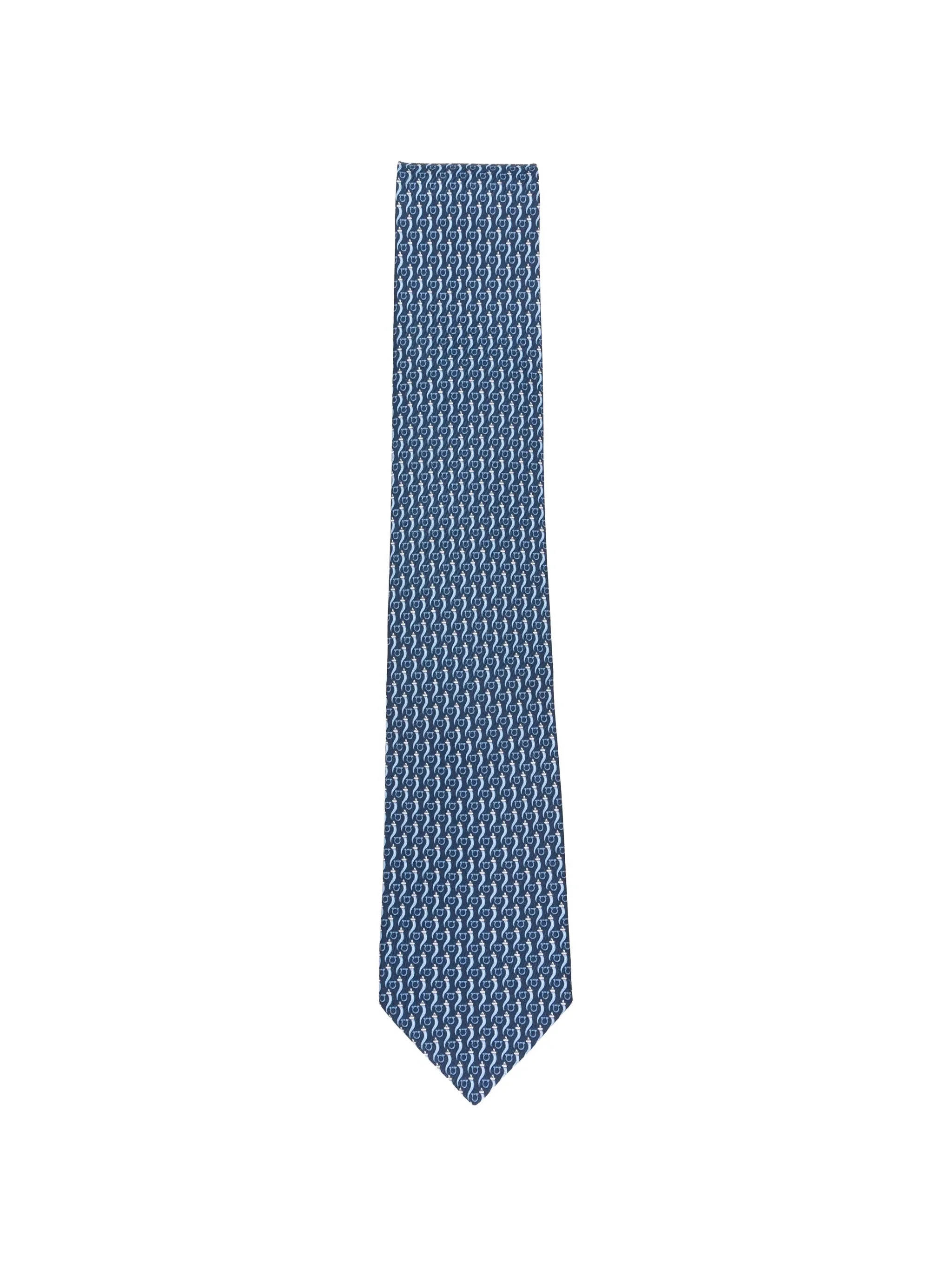 Ferragamo Gancini-print Tie - 1