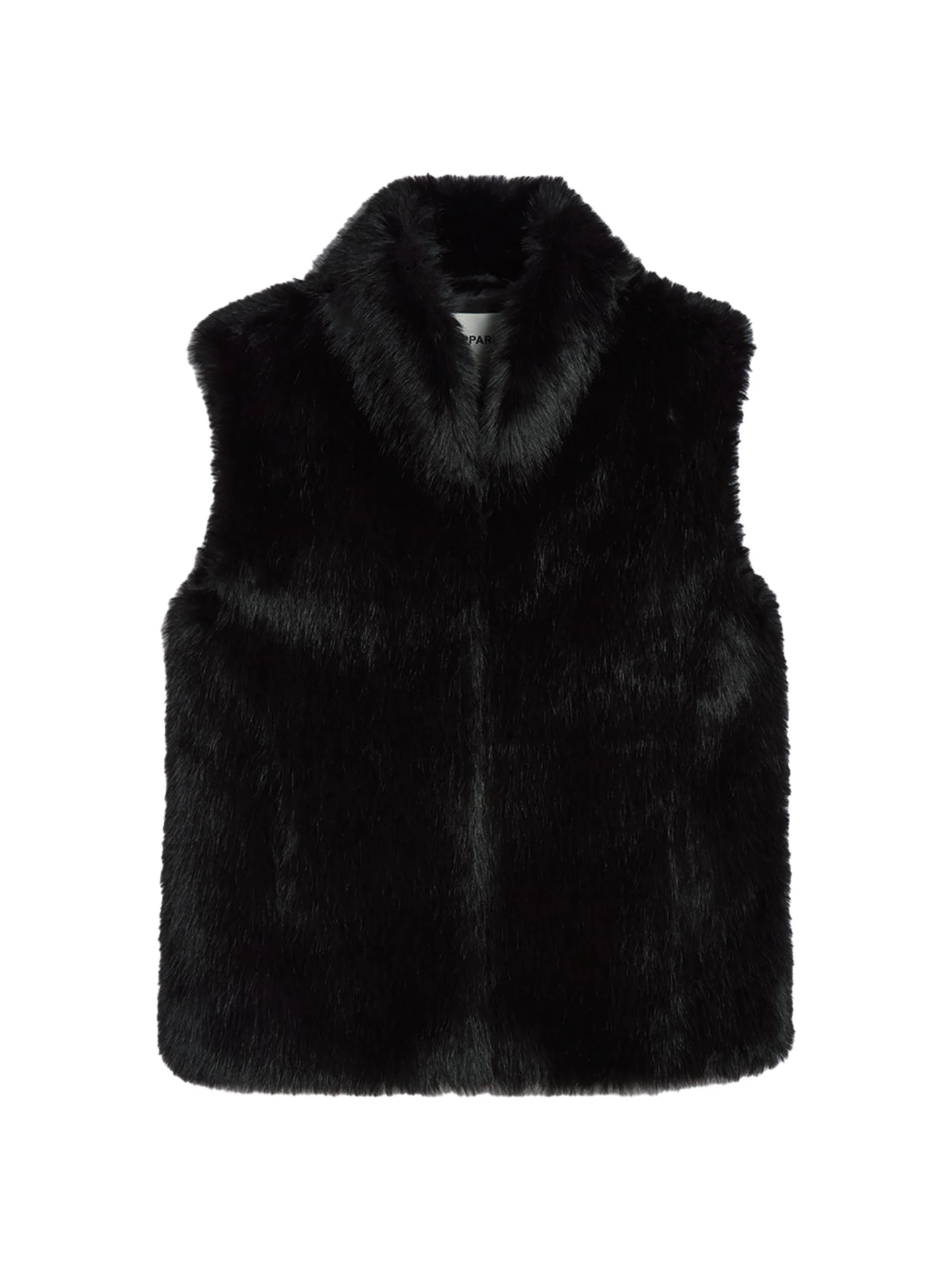 Women's Laila Faux-Fur Vest - Noir - 1