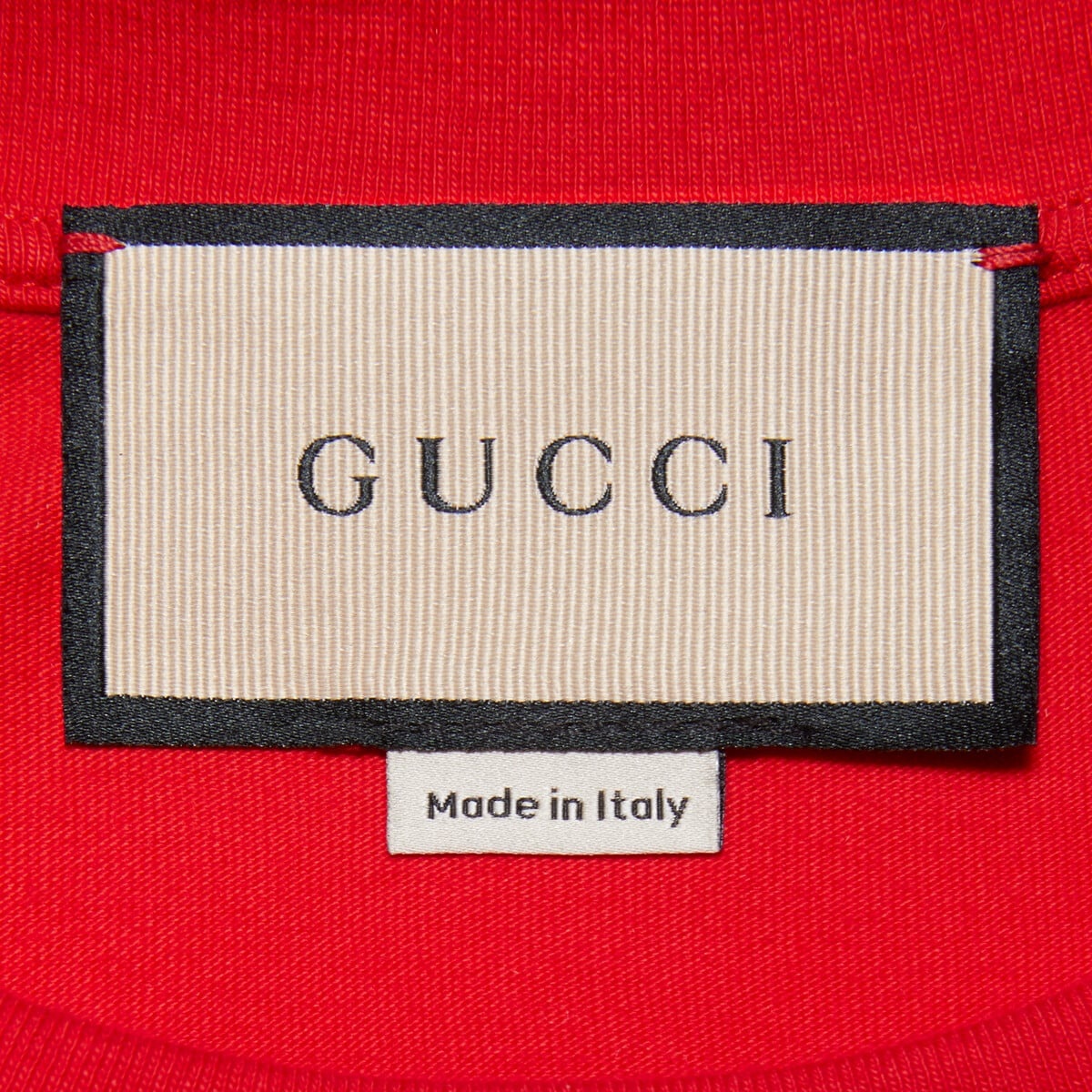 Cotton jersey T-shirt with Gucci mirror print - 7