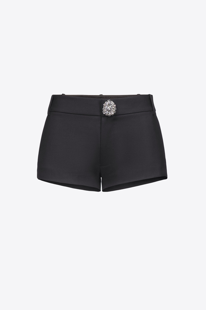 CRYSTAL BUTTON SHORT - 1