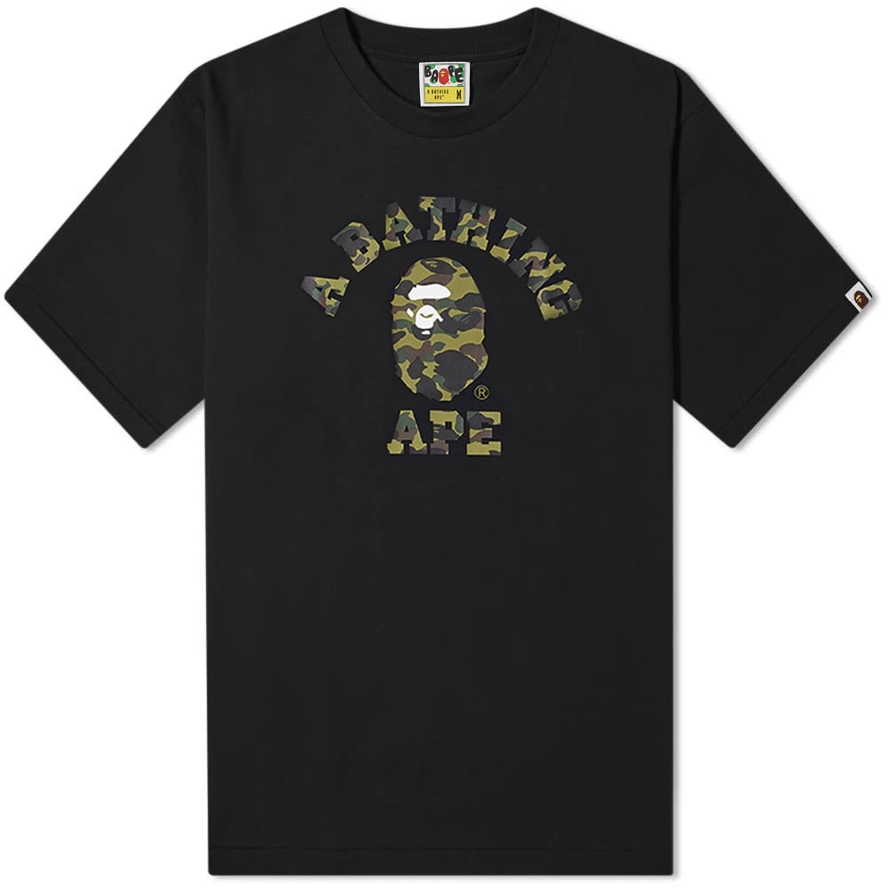 A Bathing Ape 1st Camo College Tee - 1