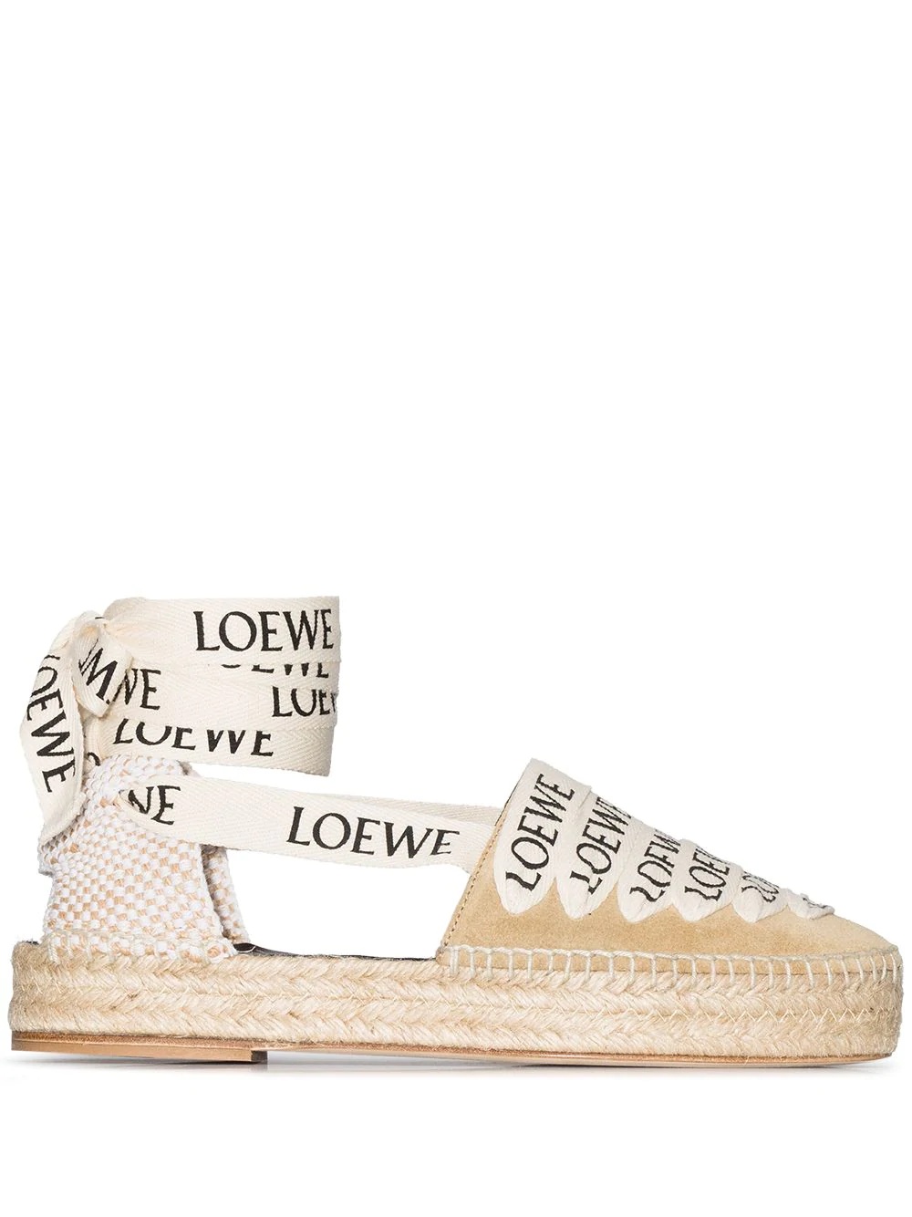 logo-print espadrilles - 1