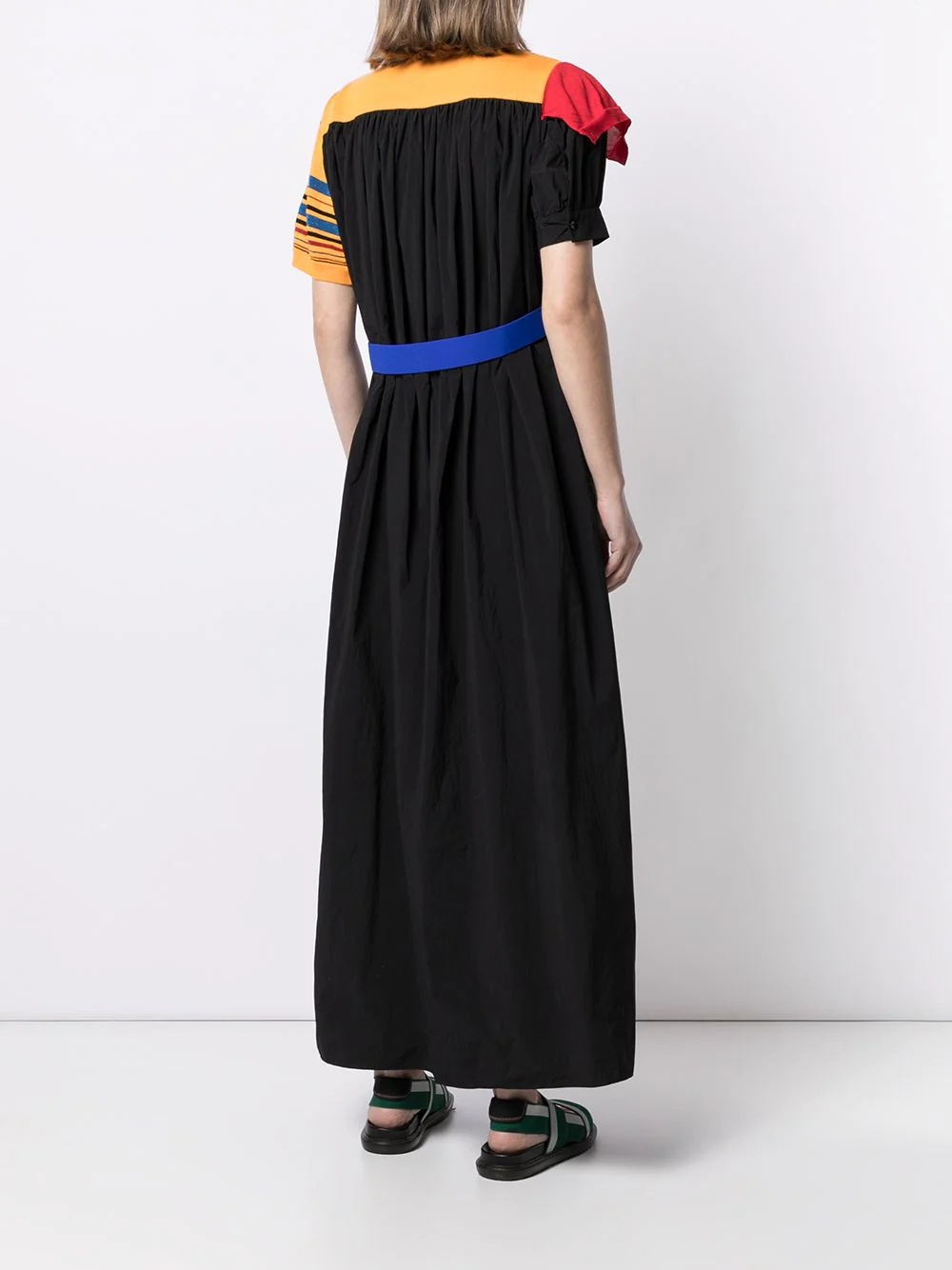 colour-block polo dress - 4