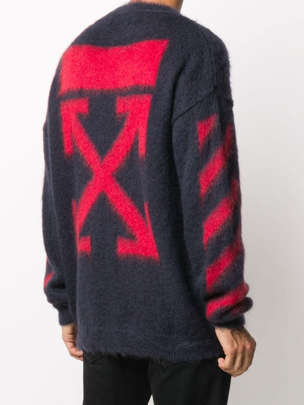 Diagonals crew-neck jumper - 4