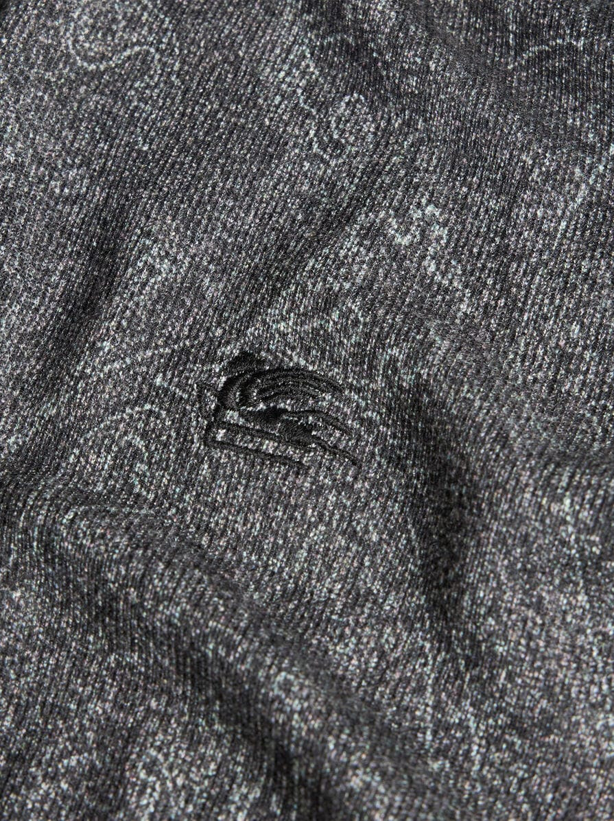 KNIT POLO-SHIRT WITH PAISLEY PRINT - 6