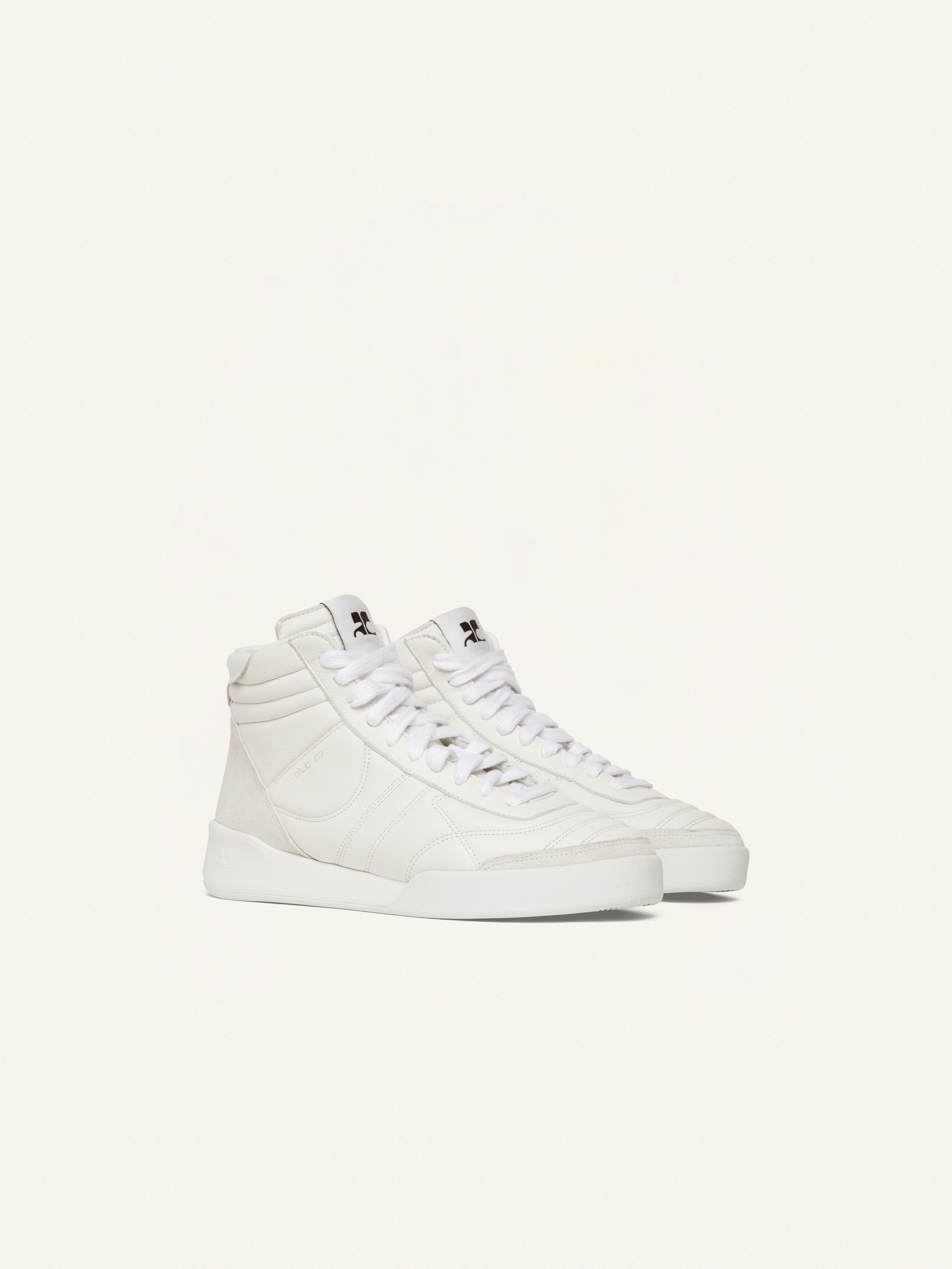 CLUB02 MID LEATHER SNEAKERS - 2