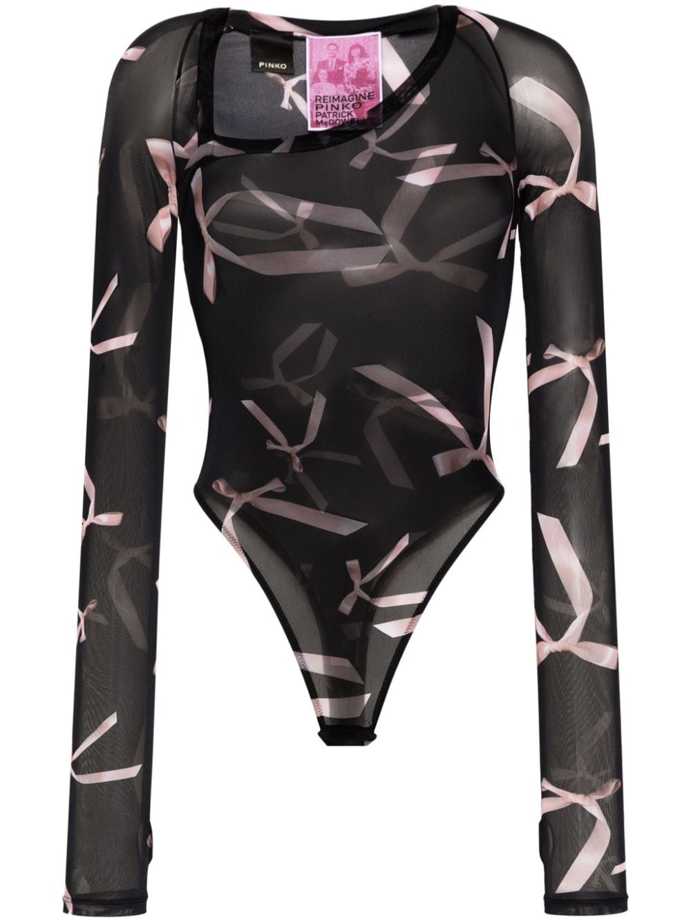 x Patrick McDowell long-sleeved bodysuit - 1