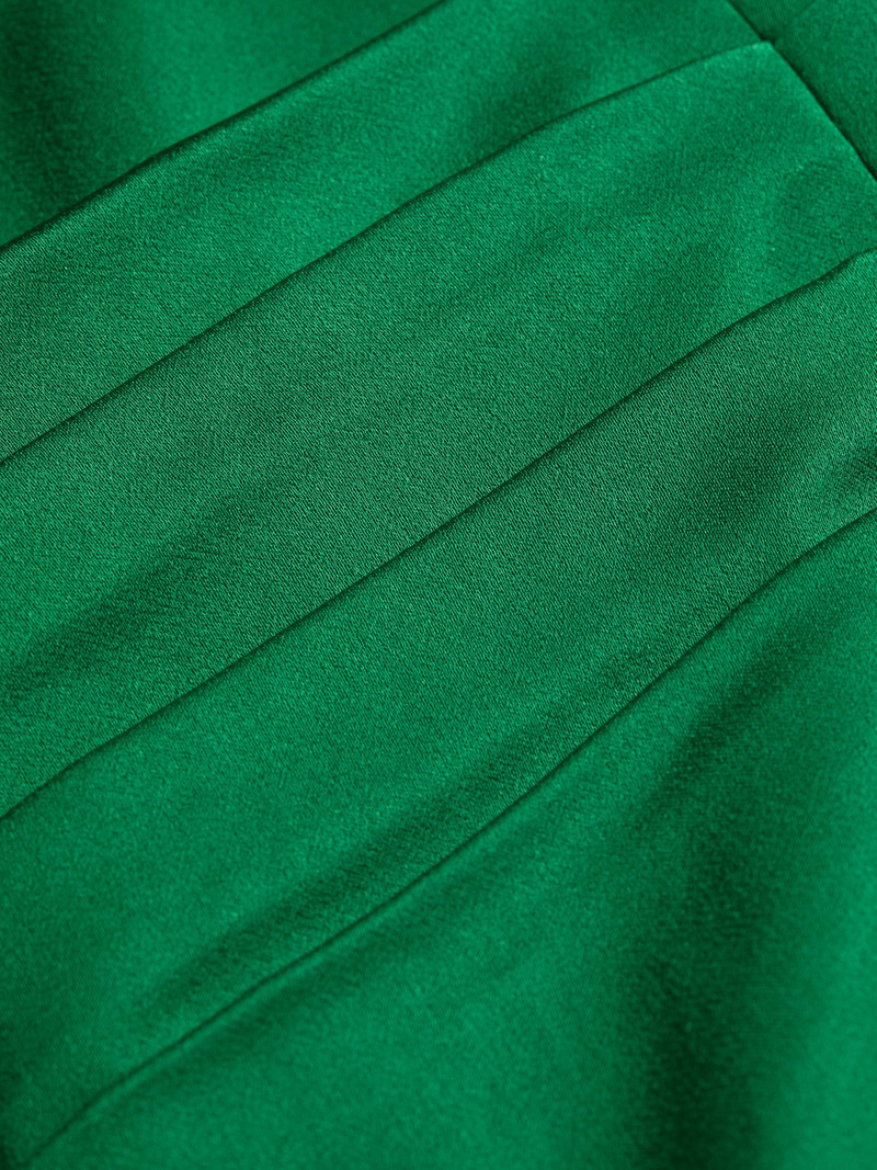 Women's Harpor Satin Minidress - Kelly Green 7