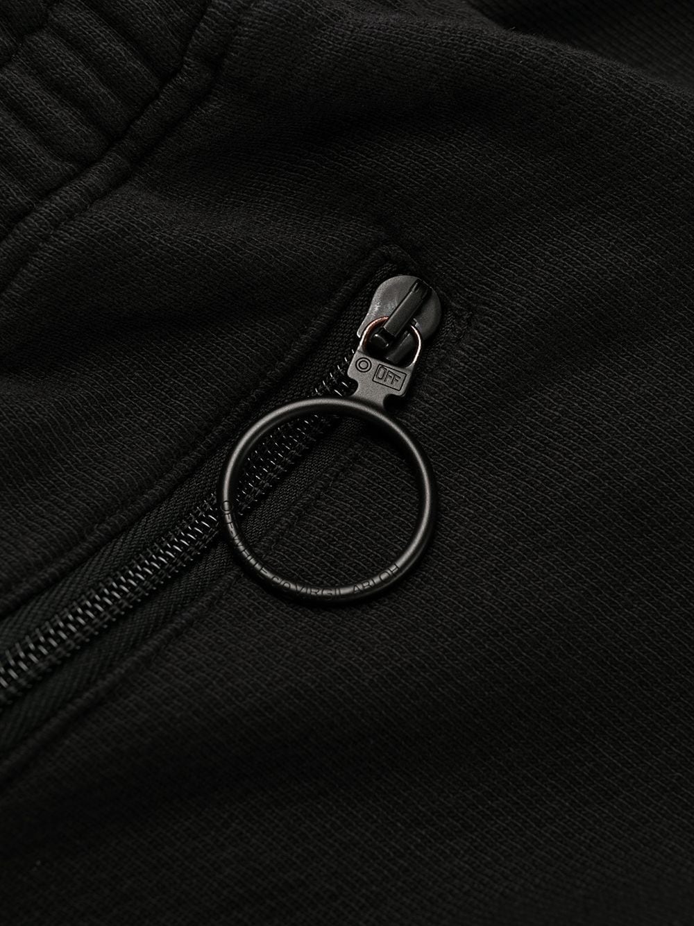 logo print cargo track pants - 12