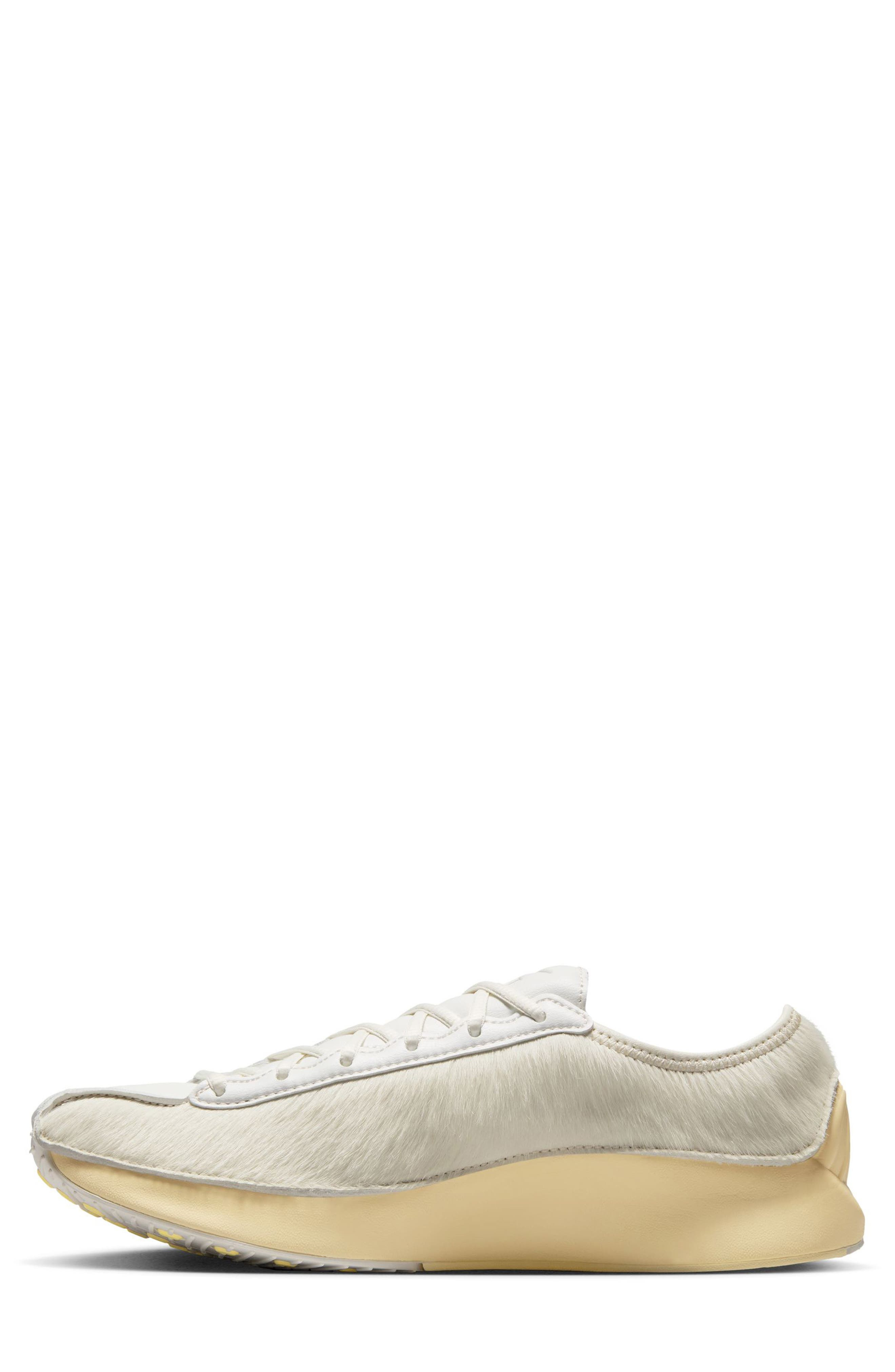 Nike Air Superfly Genuine Calf Hair Sneaker in Sail/Muslin/Soft Yellow at Nordstrom - 7
