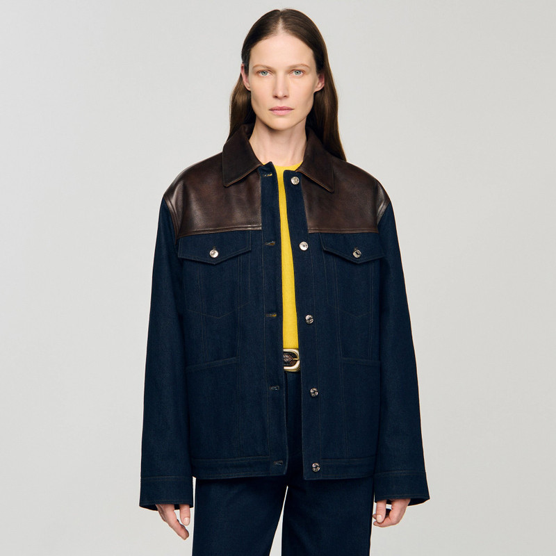 DENIM AND LEATHER JACKET 5