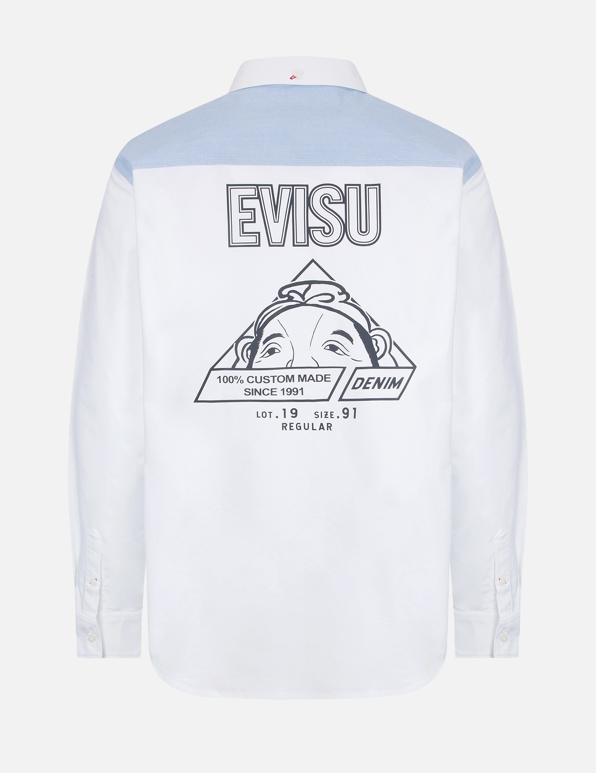 HIDE-AND-SEEK GODHEAD PRINT OXFORD SHIRT - 2