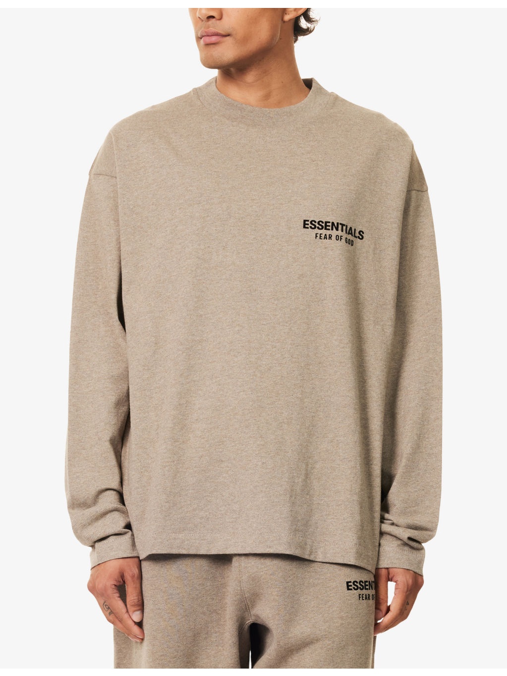 Logo-Embellished Long-Sleeve Cotton T-Shirt - 3