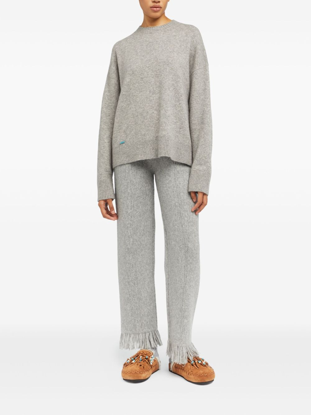 crew-neck knitted sweater - 2