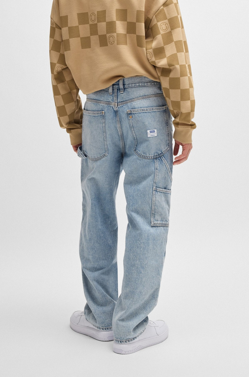 BAGGY-FIT CARPENTER JEANS IN COTTON DENIM 4