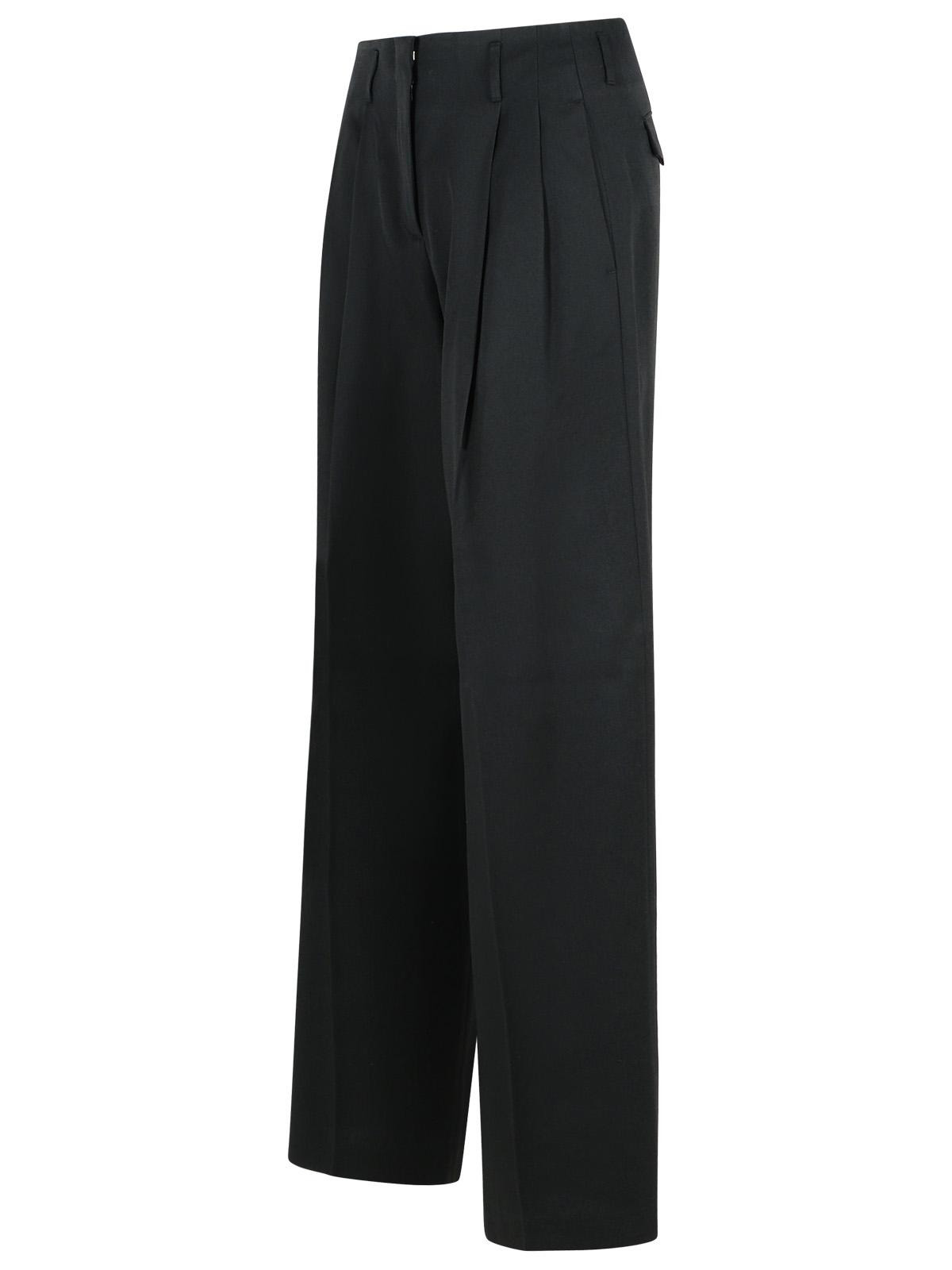 Golden Goose 'Palazzo' Black Virgin Wool Pants Women - 2