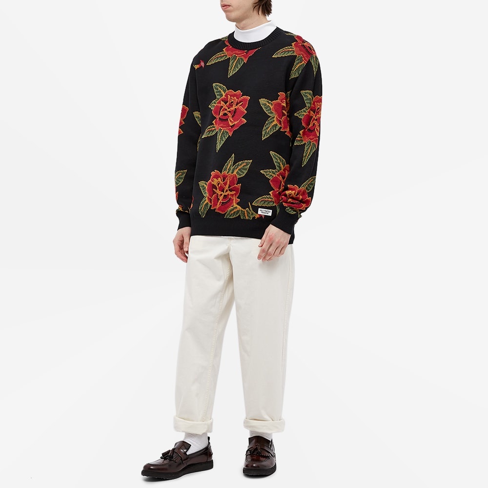 Wacko Maria Flower Jacquard Sweat - 6