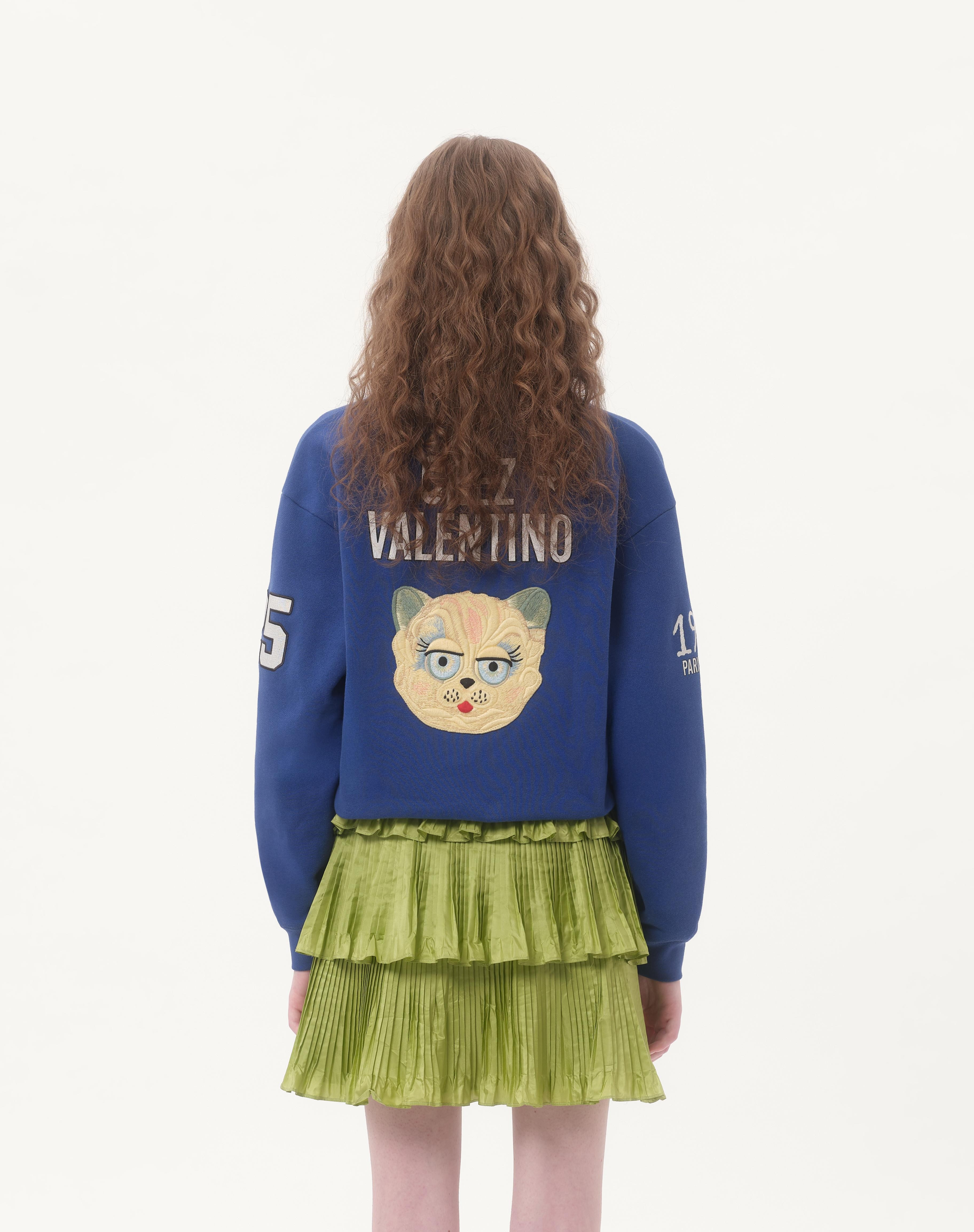 EMBROIDERED COTTON SWEATSHIRT - 7