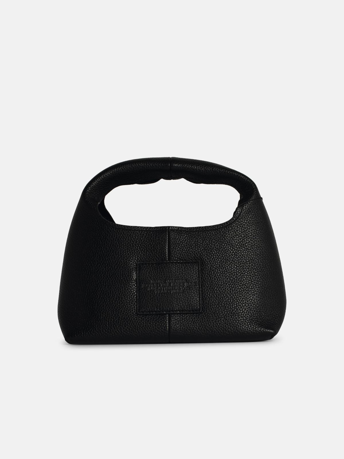 'THE MINI SACK' BLACK LEATHER BAG - 3