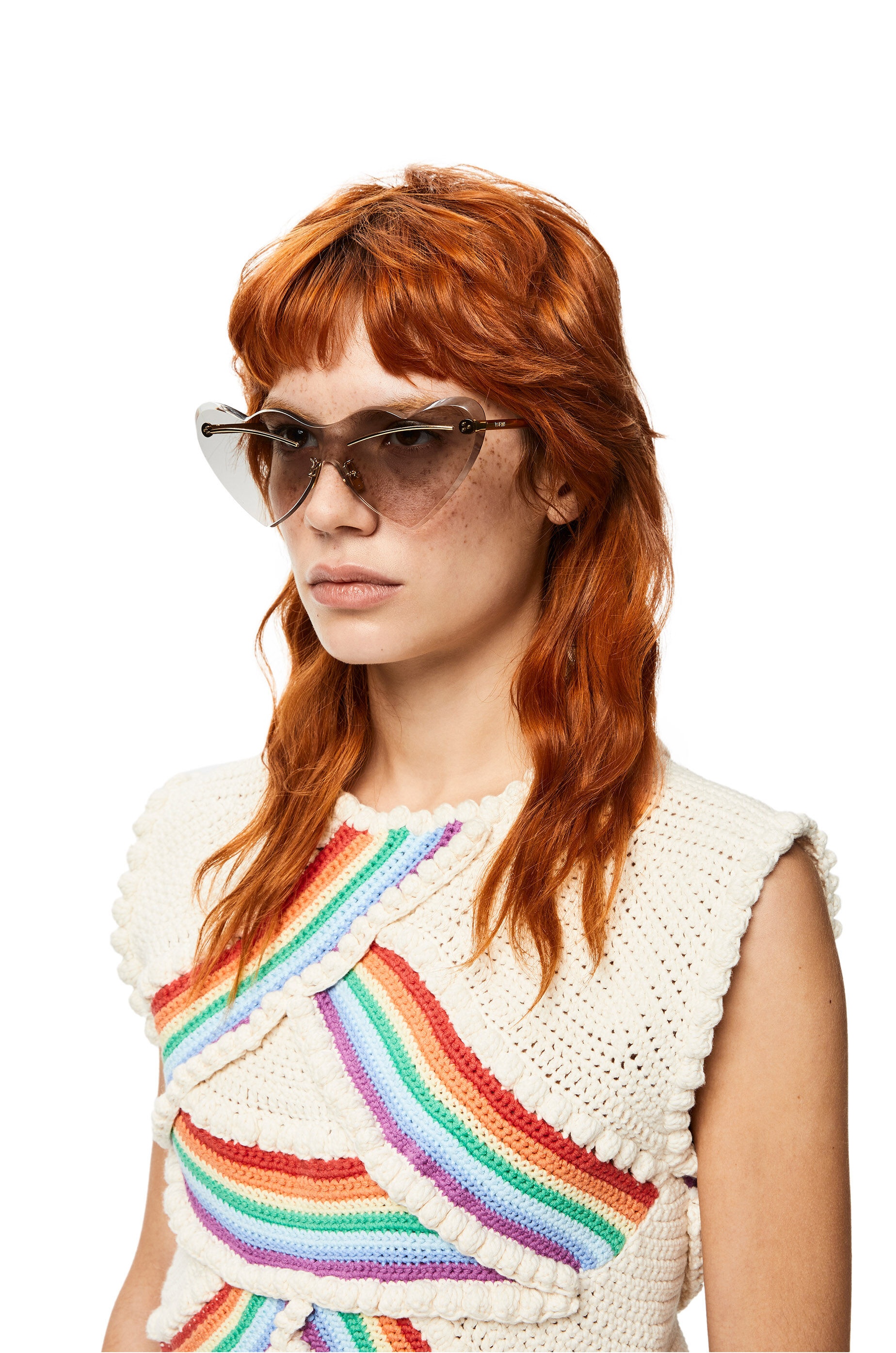 Heart sunglasses in metal - 2
