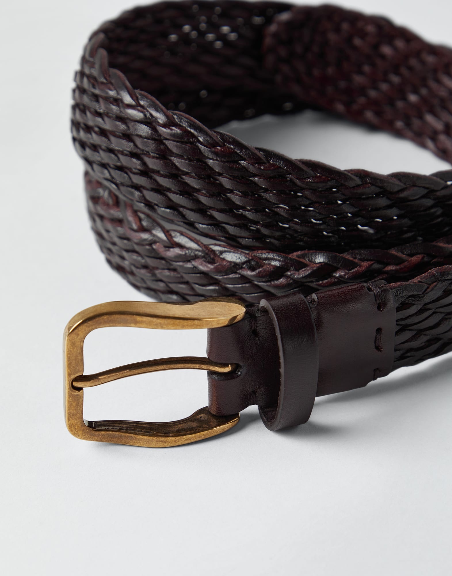 Braided calfskin belt - 2