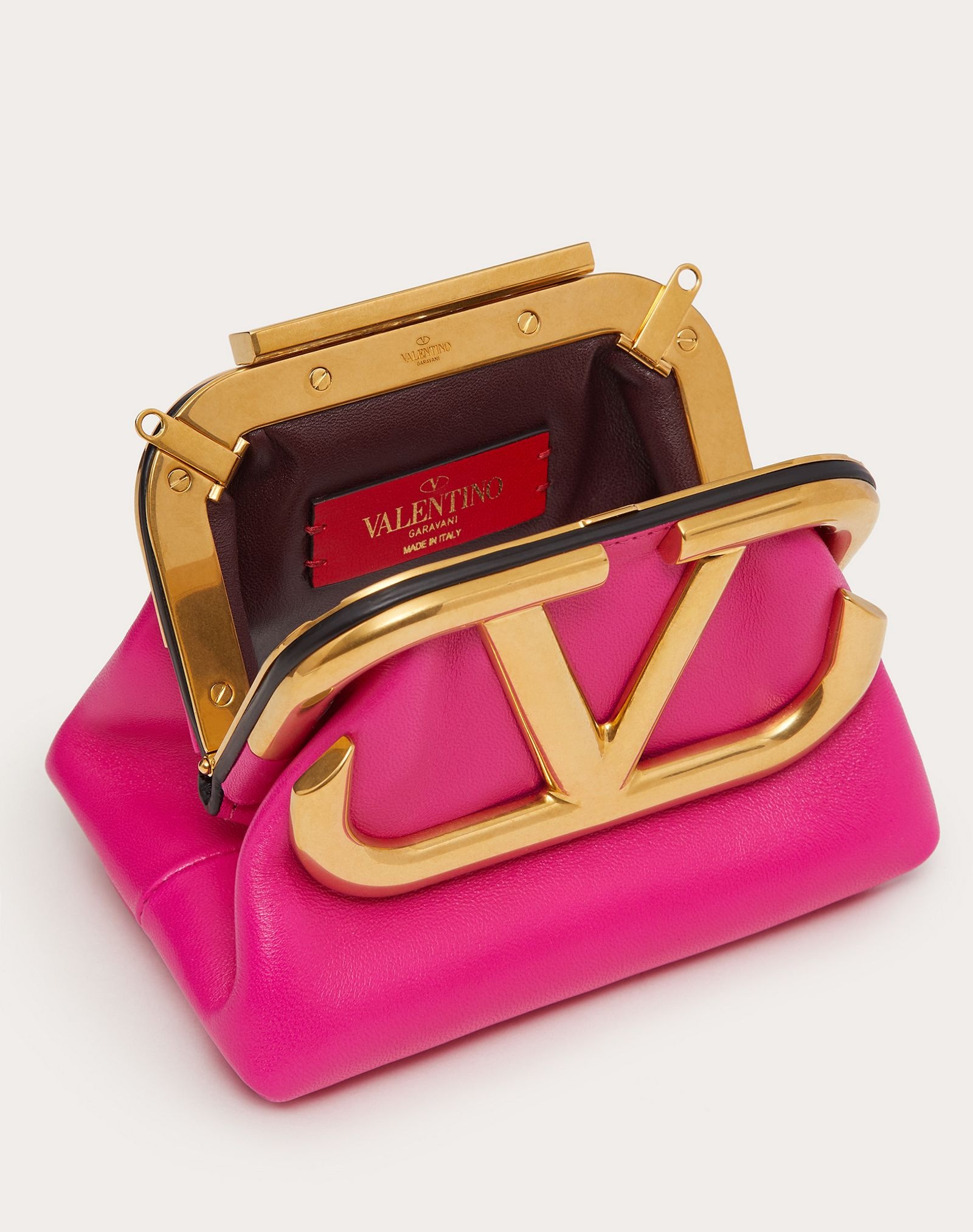 Mini Supervee Nappa Clutch - 4