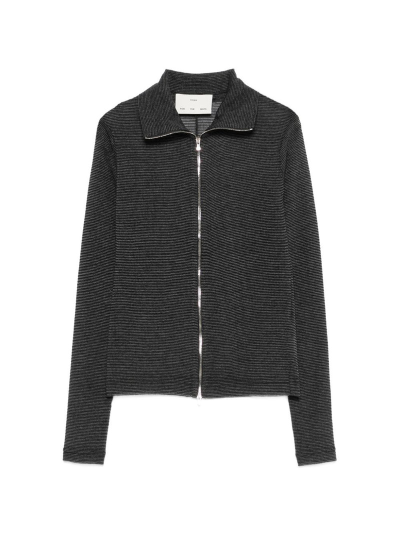zip knitted sweater 1