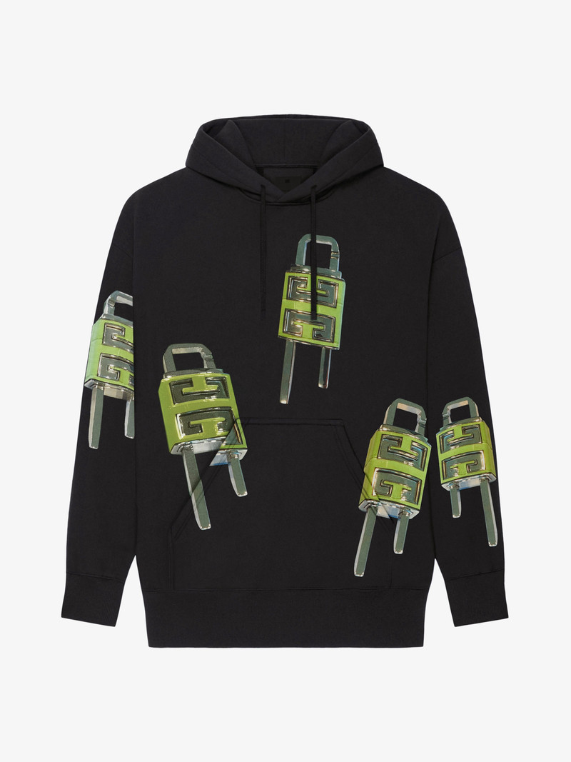 OVERSIZED HOODIE WITH 4G LOCK PRINT 1
