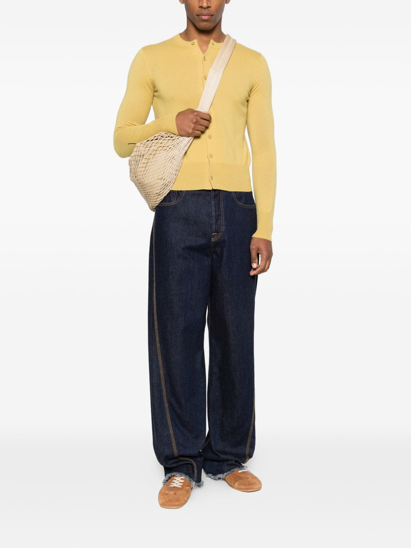 extreme cashmere Little2 button cardigan outlook