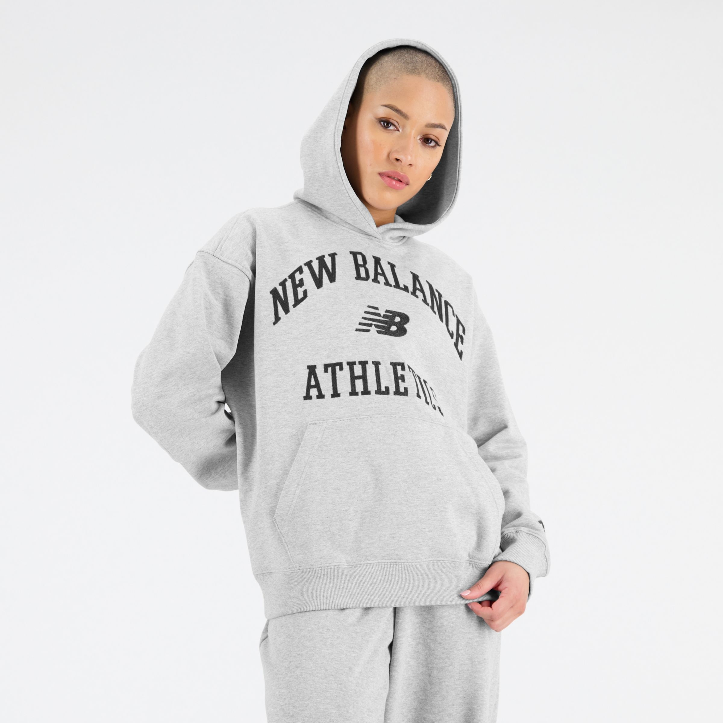 Athletics Varsity Oversized Fleece Hoodie - 1