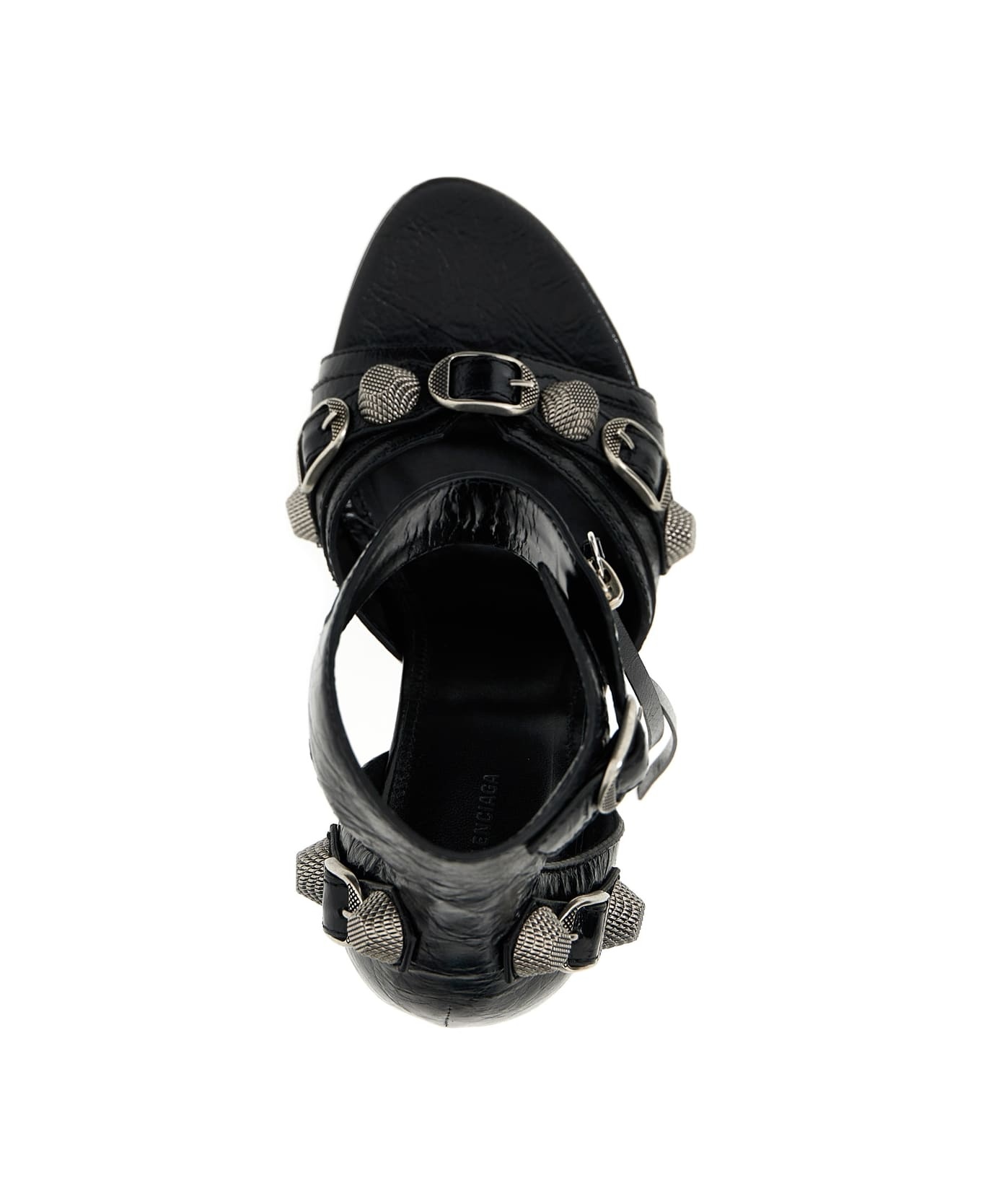 Cagole Sandals In Black Leather - 3