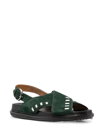 Marni Fussbett studded sandals outlook