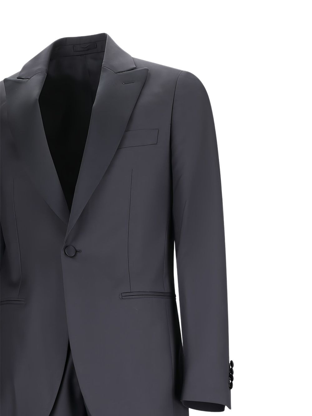 shawl-lapel single-breasted suit - 3