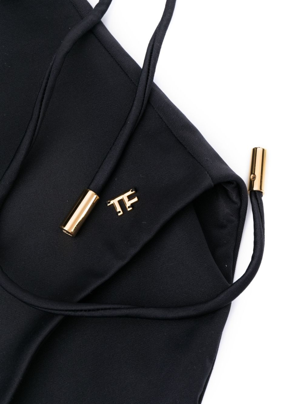 plunging V-neck swimsuit - 3